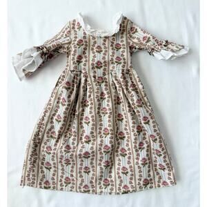 American Girl Felicity Original Meet Dress Rose Garden Gown Pleasant Co